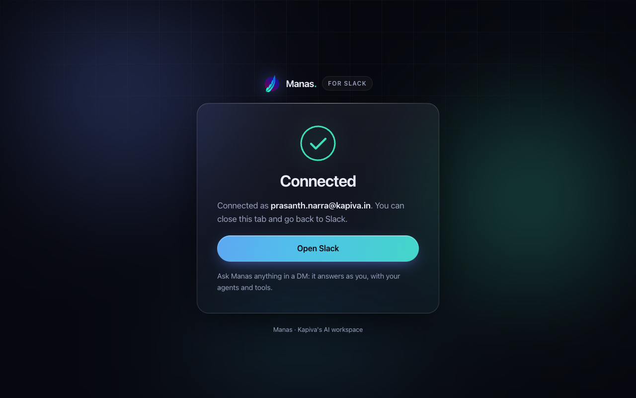 The Connected page